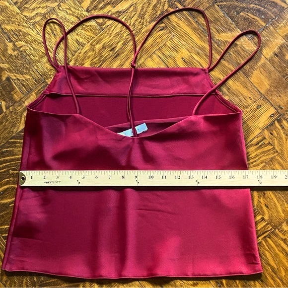 NWOT Lush Red Spaghetti Strap Top- Size S - Picture 7 of 7